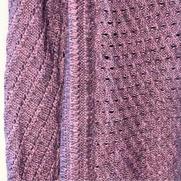 American Eagle Womens Wool Blend Maroon Sweater Long sleeves V Neck Size L - Picture 9 of 12